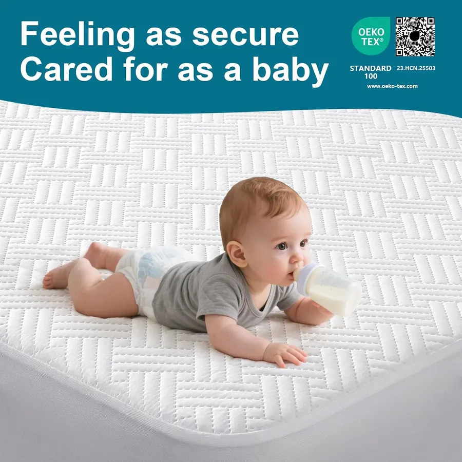 Made for Kids, Pets and Accidents: GOPOONY waterproof mattress protector